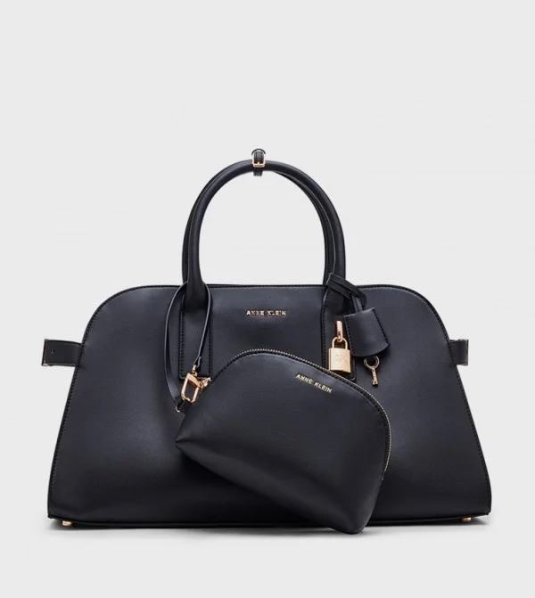 آن كلاين حقيبة ساتشيل آن كلاين بتفاصيل شعار مع محفظة